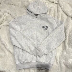 White fox hoodie